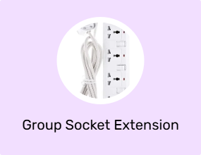 Group Socket Extension Cable