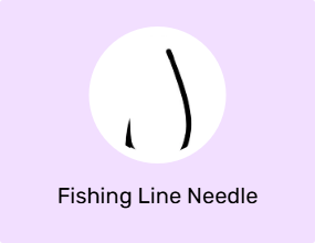 Fishing Line Needle