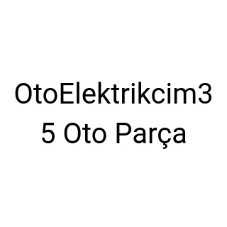 OtoElektrikcim35 Oto Parça