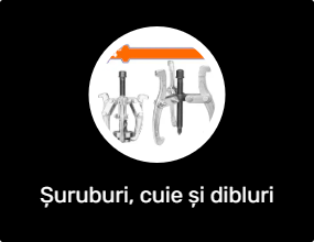 Șuruburi, cuie și dibluri