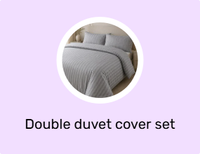 Double duvet cover set