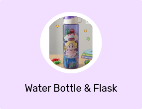 Girls' water bottle with Clay as a gift