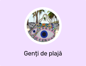 Geantă de plajă cu portofel asortat cadou KD2402