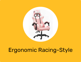 Ergonomic Racing-Style Gaming Chair – Black & Red with Adjustable Armrests