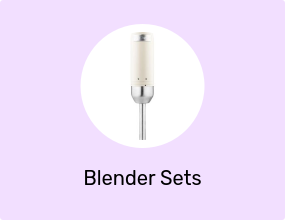 Retro Hand Blender - 600W Handheld Stick Blender for Kitchen - Stainless Steel Electric