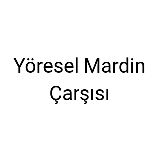 Yöresel Mardin Çarşısı