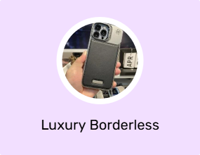 Luxury Borderless MagSafe Case for iPhone 16 Pro Max, Magnetic Leather, Slim Shock Proof Cover