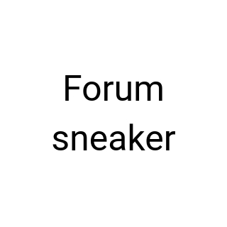 Forum sneaker