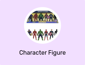 Super Hero Action Figures for Kids – 6-PCS Superhero Toy Set Avengers-Style Figures for Boys & Girls