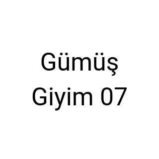 Gümüş Giyim 07