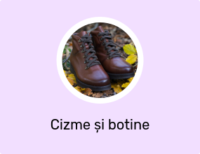 Ghete din piele pentru bărbați Ciad Brown Comfort