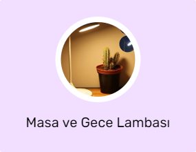 Masa ve Gece Lambası