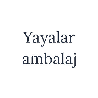 Yayalar ambalaj
