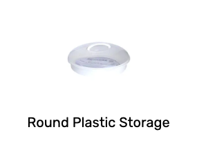 Round Plastic Storage Container 30 cm Multi-color AZP001