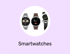 ST-7 Smart Watch with Integrated Wireless Earbuds, HD AMOLED Display, Bluetooth Calling, Waterproof, 3 Interchangeable Straps (Metal, Leather, Silicone) - Black/Silver