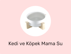 Kedi ve Köpek Mama Su Kabı