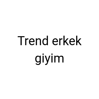 Trend erkek giyim