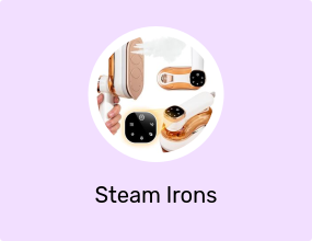Portable Travel Steam Iron with Lcd Display, 4 Modes 1200W, 2-in-1 Dry and Wet Steam Iron, Mini Foldable