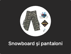Snowboard și pantaloni de schi