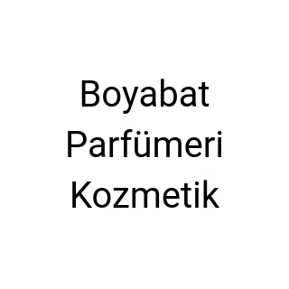 Boyabat Parfümeri Kozmetik