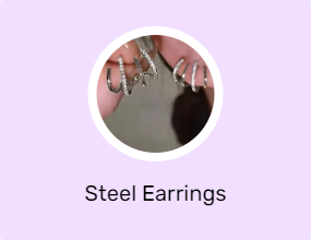 Steel Earrings