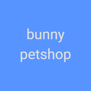 bunny petshop