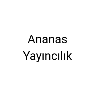 Ananas Yayıncılık