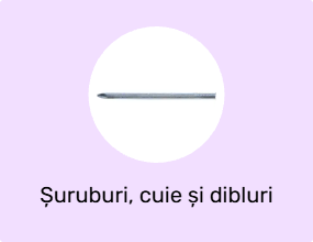 Șuruburi, cuie și dibluri