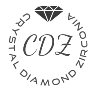 crystal diamond zirconia logo