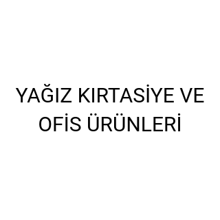 YAĞIZ KIRTASİYE VE OFİS ÜRÜNLERİ