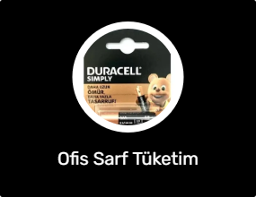 Ofis Sarf Tüketim Malzemesi