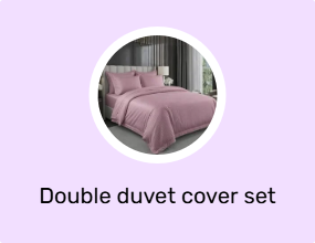 Double duvet cover set