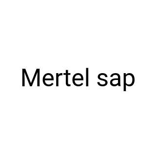 Mertel sap