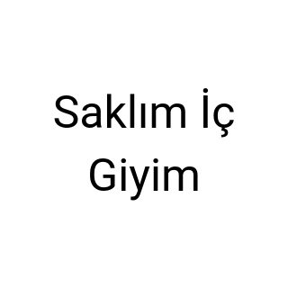 Saklım İç Giyim