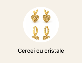 Cercei cu cristale
