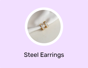 Steel Earrings