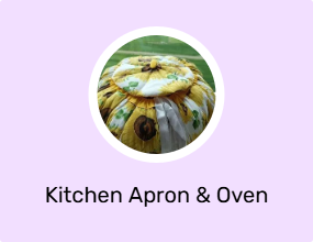 Kitchen Apron & Oven Mitts