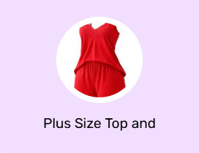 Plus Size Top and Bottom Set