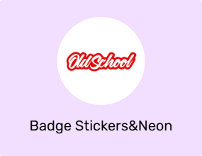 Badge Stickers&Neon Strips