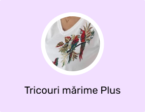 Tricouri mărime Plus