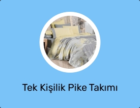 Tek Kişilik Pike Takımı