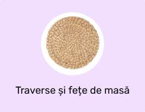 Traverse și fețe de masă