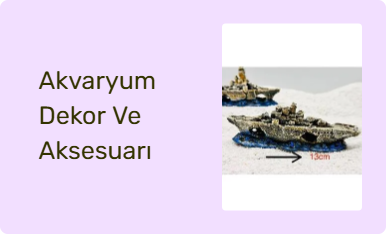 Akvaryum Dekor Ve Aksesuarı