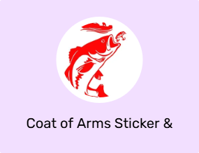 Coat of Arms Sticker & Phosphor Strip