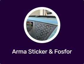 Arma Sticker & Fosfor Şerit