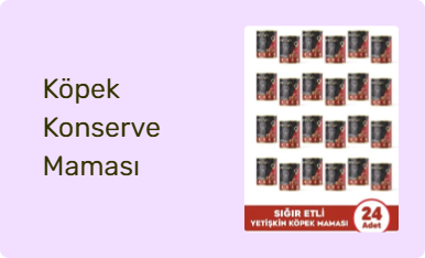 Köpek Konserve Maması