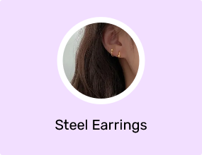 Steel Earrings