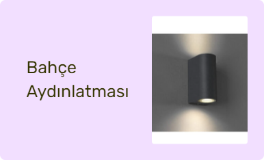 Bahçe Aydınlatması