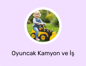 Oyuncak Kamyon ve İş Makinesi