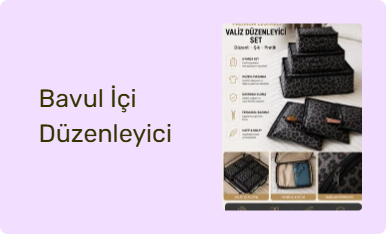 Bavul İçi Düzenleyici